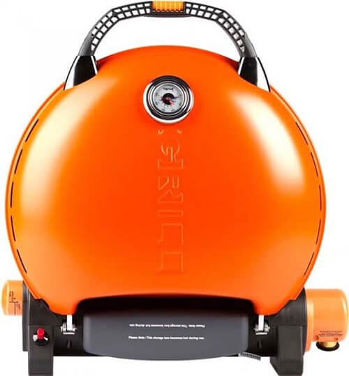 Портативный газовый гриль O-GRILL 600T, оранжевый